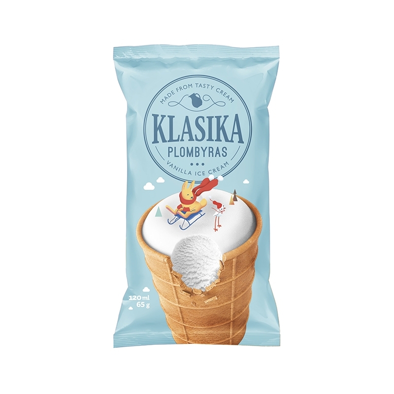 Klasika plombir ice cream