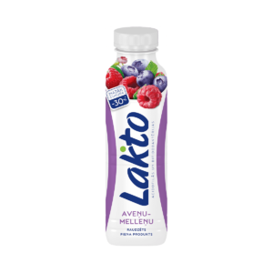 Fermented milk product LAKTO raspberry-blueberry