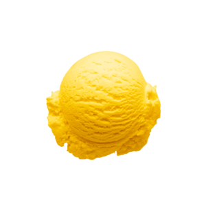Mango-melon ice cream