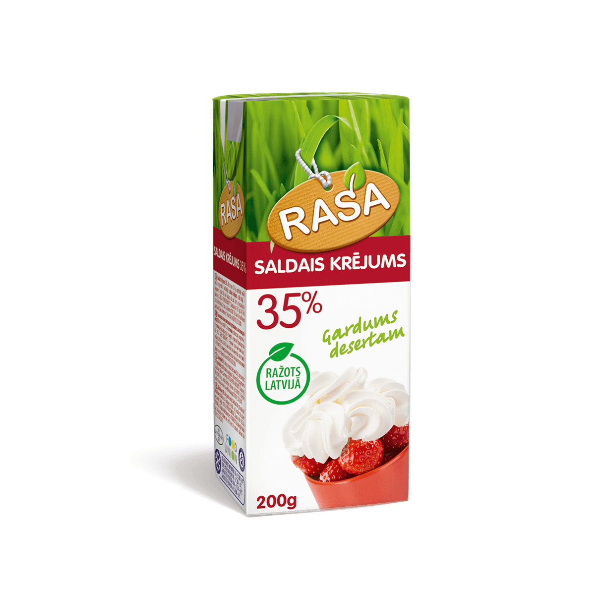 Sweet cream, RASA, UHT, 35% - Food Union
