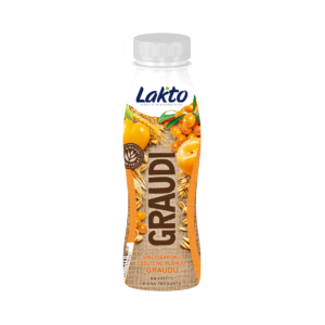 Fermented milk drink LAKTO GRAUDI sea buckthorn-yellow plum-cereals