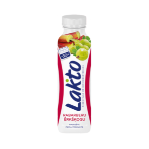 Fermented milk drink LAKTO rhubarb-gooseberry